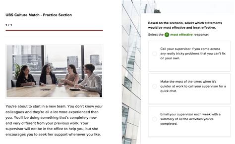 It indicates, "Click to perform a search". . Ubs culture match assessment